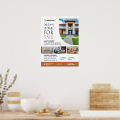 Aangepast Poster voor onroerend goed (Keuken)