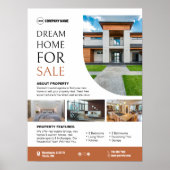 Aangepast Poster voor onroerend goed (Voorkant)