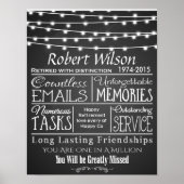 Aangepast Poster voor ouderdomspensioen Druk sproe (Voorkant)