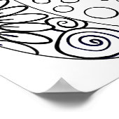 Aangepast poster voor pompoenkleur (Hoek)