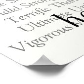 Aangepast Poster voor positieve bevestiging (Hoek)