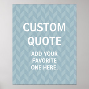 Aangepast Poster voor prijsopgave, zigzag-chevron