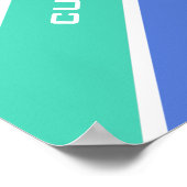 Aangepast poster voor regenboogkleuren (Hoek)