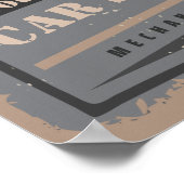 Aangepast Poster voor reparatie van de garage (Hoek)