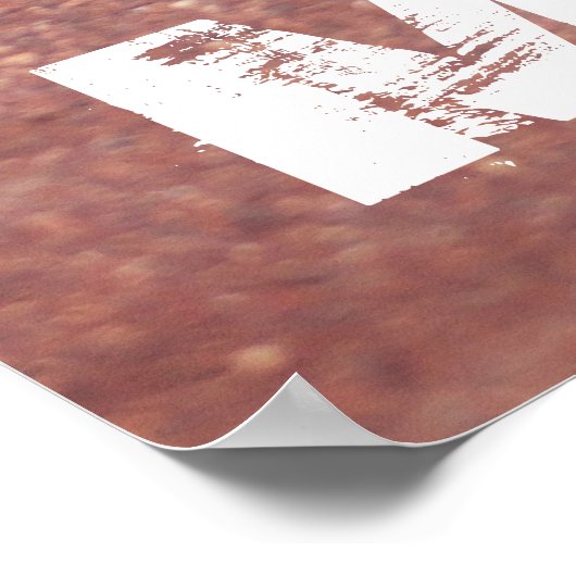 Aangepast Poster voor Softball Catcher (Hoek)