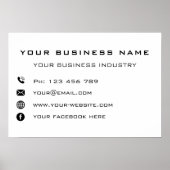 Aangepast Poster voor speciale acties voor bedrijv (Voorkant)