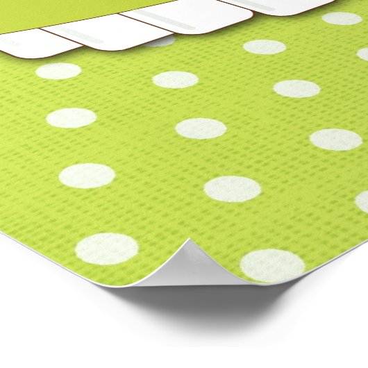 Aangepast Poster voor taplade (Hoek)