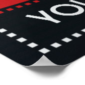 Aangepast Poster voor tekstdeco-muziek (Hoek)