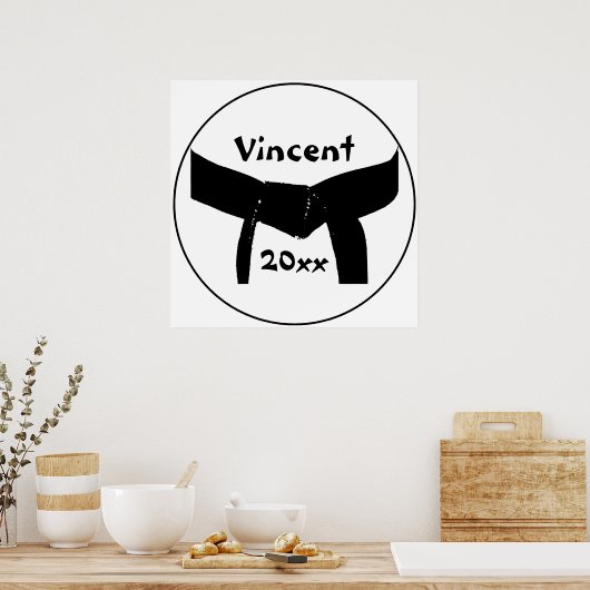 Aangepast Poster voor verticale projectielen — zwa (Keuken)