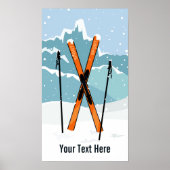 Aangepast poster voor Winterspelen (Voorkant)