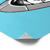 Aangepast poster voor Zombie Skater (Hoek)