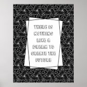 Aangepast Poster voor zwarte en witte prijsopgave (Voorkant)