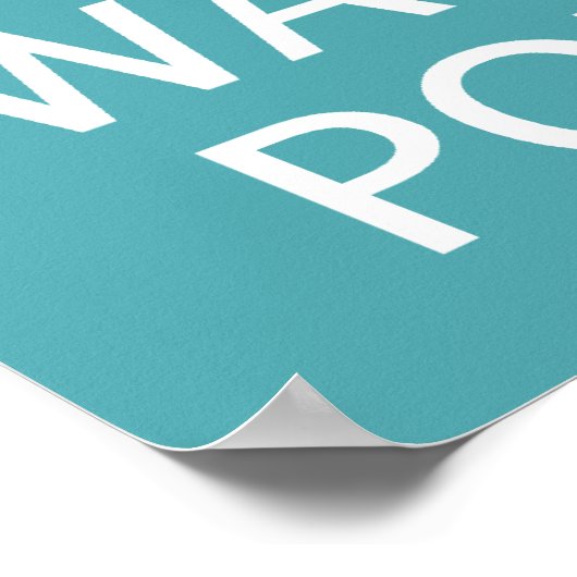 Aangepast poster waterpologe houden en water afspe (Hoek)