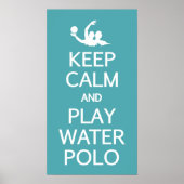 Aangepast poster waterpologe houden en water afspe (Voorkant)