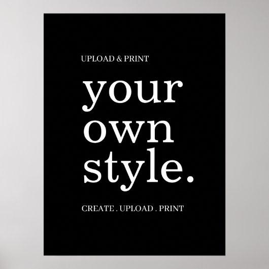 Aangepast posterbord 45 x 60 cm | merkdisplay poster (Voorkant)