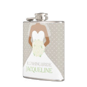 Aangepast posy bride heupkolf heupfles (Links)