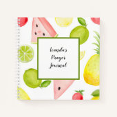 Aangepast Prayer Journal Custom Romans 8:28 Notitieboek (Voorkant)