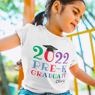 Aangepast pre-k Afstuderen T-shirt