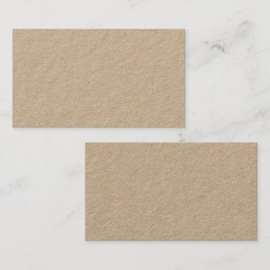 Aangepast - Premium Kraft, Artiest,  3,5 inch x 2  Visitekaartje (Voorkant / Achterkant)