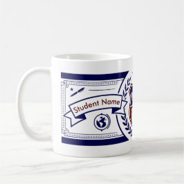 Aangepast Preppy Ivy League Academisch Wapen Schil Koffiemok