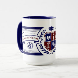 Aangepast Preppy Ivy League Academisch Wapen Schil Mok