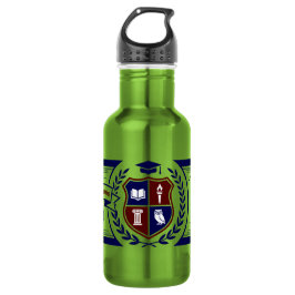 Aangepast Preppy Ivy League Academisch Wapen Schil Waterfles