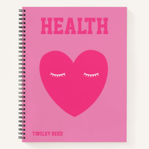 Aangepast preppy-Notitieboek Notitieboek