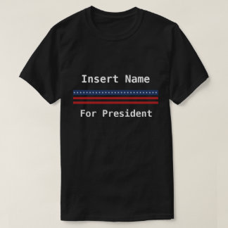 Aangepast President T-shirt