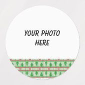 Aangepast Prettig Kerstfeest Labels (Design 1)