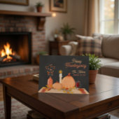 Aangepast Prettig Thanksgivingdag Feestdagenkaart