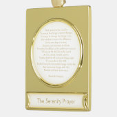 Aangepast prijsnummer voor gebed — motivatie beric verguld banner ornament (Links)