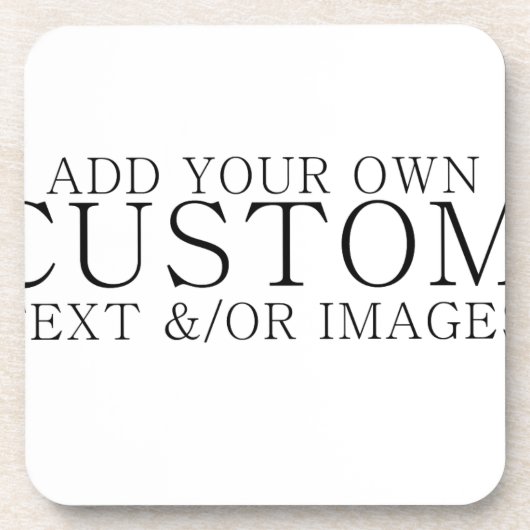 Aangepast product drankjes onderzetter (Voorkant)