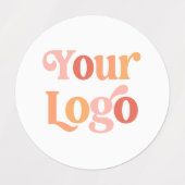 Aangepast product en kleding voor zakelijk Logo Labels (Design 1)