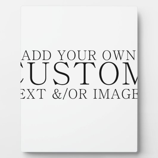 Aangepast product fotoplaat (Voorkant)