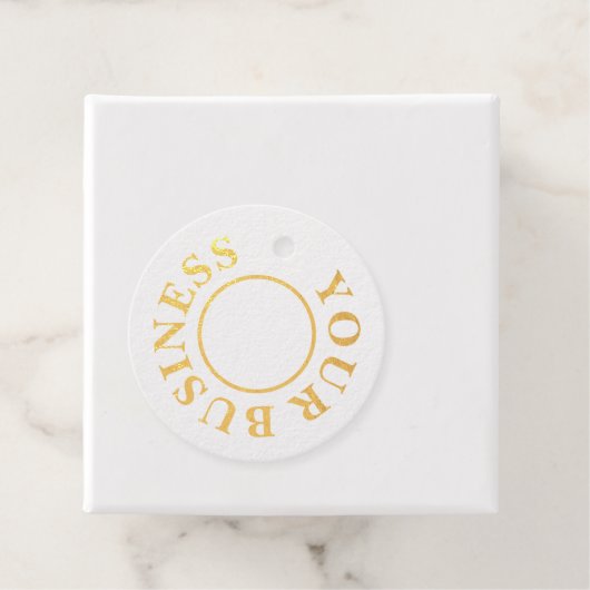 Aangepast product hang label (Met doos)