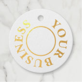 Aangepast product hang label (Voorkant)