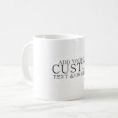 Aangepast product koffiemok (Voorkant links)