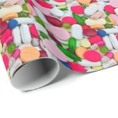 Aangepast product voor kleurrijke pillen cadeaupapier (Rol Hoek)