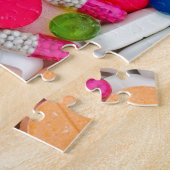 Aangepast product voor kleurrijke pillen legpuzzel (Zijkant)