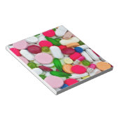 Aangepast product voor kleurrijke pillen notitieblok (Schuin)