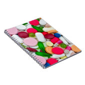Aangepast product voor kleurrijke pillen notitieboek (Rechterzijde)