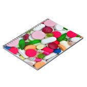 Aangepast product voor kleurrijke pillen notitieboek (Linkerzijde)
