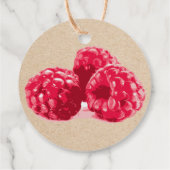 Aangepast productlabel frambozenjam Ophangen Label (Achterkant)