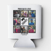 Aangepast proefvader van jaar Afstuderen fotocolla Blikjeskoeler (Achterkant)