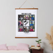 Aangepast proefvader van jaar Afstuderen fotocolla Hangend Wandkleed (Slaapkamer)