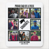 Aangepast proefvader van jaar Afstuderen fotocolla Muismat (Voorkant)