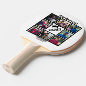 Aangepast proefvader van jaar Afstuderen fotocolla Tafeltennisbatje (Voorkant Gekanteld)
