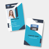 Aangepast professioneel badge (Voor- en achterkant)