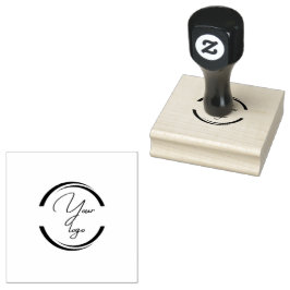 aangepast professioneel bedrijfslogo alleen rubberstempel