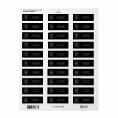 Aangepast professioneel bedrijfslogo etiket (Full Sheet)